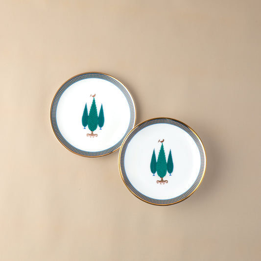 Myrtle- Round Tapas Plates (Set of 2)