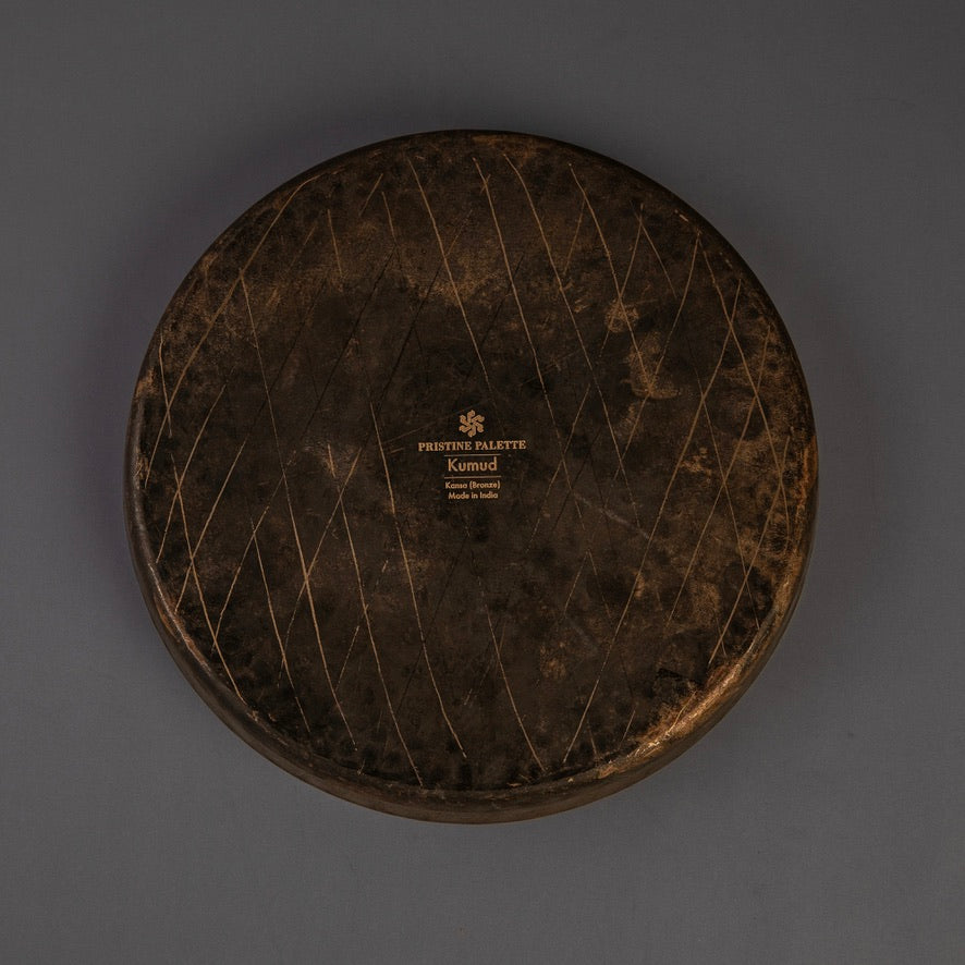 Kansa Dinner Plate- Kumud (Ayurvedic Kansa Thali)