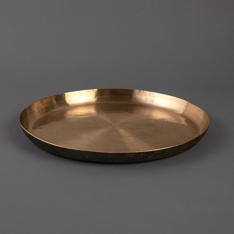 Kansa Plain Dinner Plate (Ayurvedic Kansa Thali)