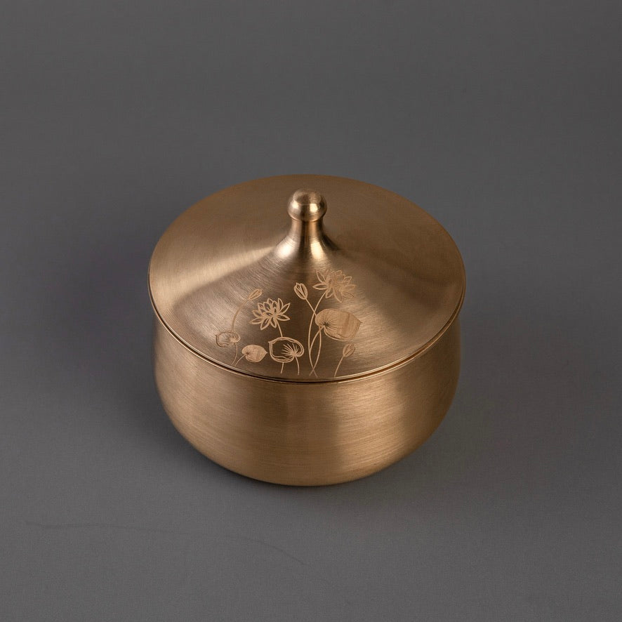 Kansa Large Serving Bowl- Kumud (Ayurvedic Bowl)