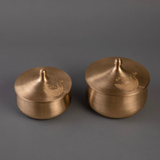 Kansa Serviceware Set- Mayura (Ayurvedic Serviceware Collection)