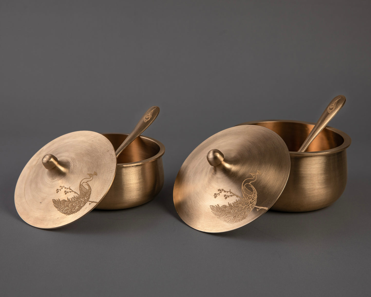 Kansa Medium Service Bowl- Mayura (Ayurvedic Bowl)