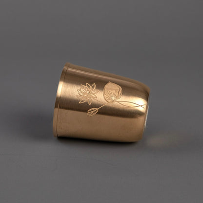 Kansa Kumud Glass (Ayurvedic Drinking Vessel)