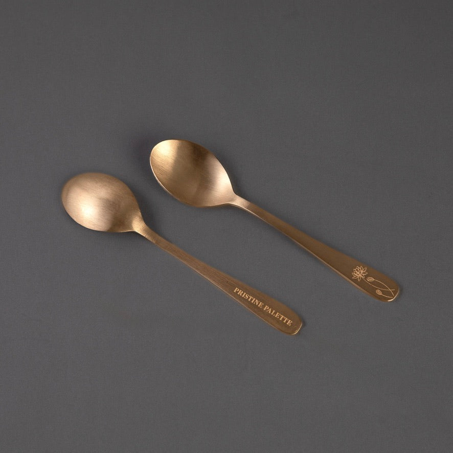 Kansa Dinner Spoon- Kumud (Ayurvedic Spoon)