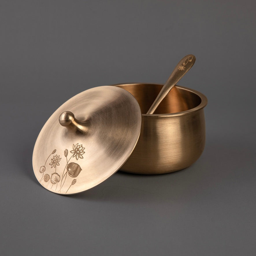 Kansa Medium Service Bowl- Kumud (Ayurvedic Bowl)