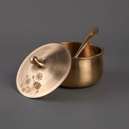 Kansa Medium Service Bowl- Kumud (Ayurvedic Bowl)