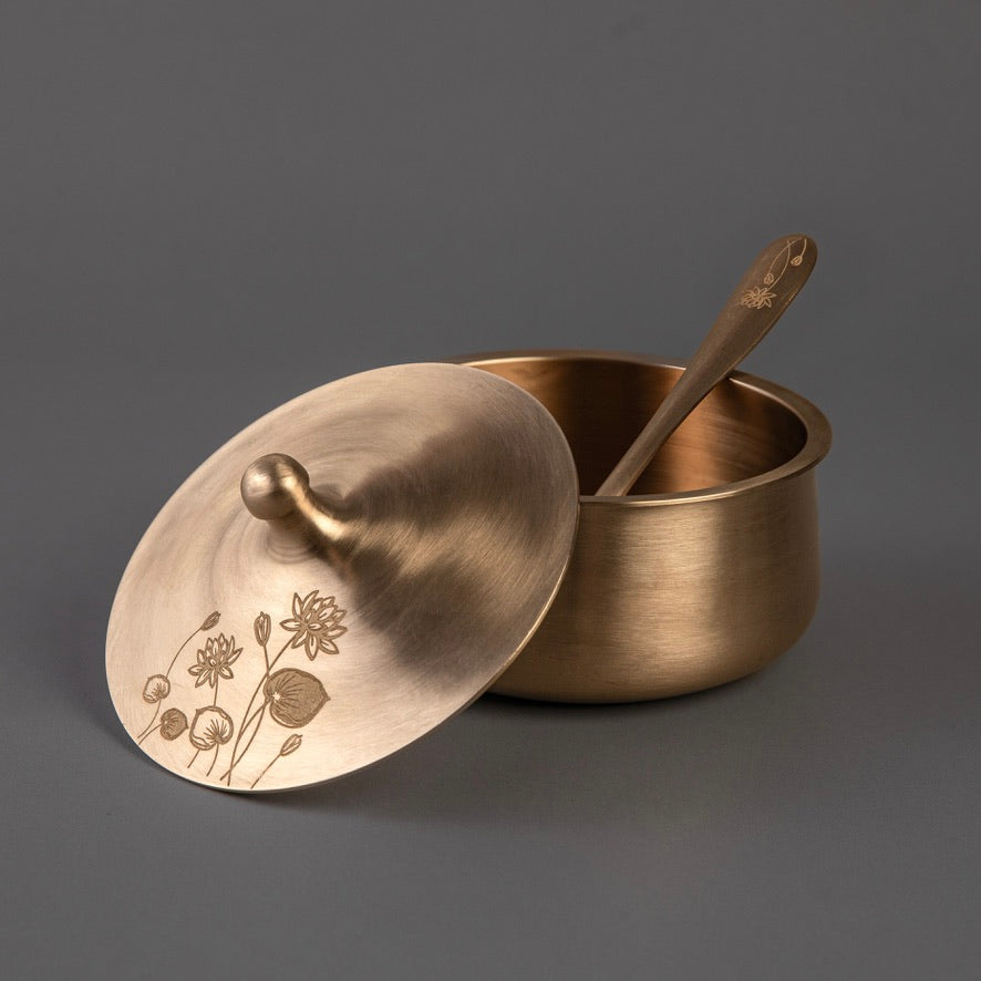 Kansa Serviceware Set- Kumud (Ayurvedic Serviceware Collection)