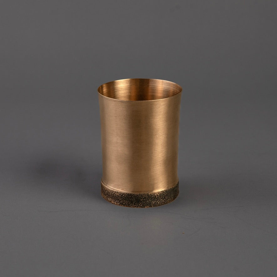 Kansa Plain Glass (Minimalist Ayurvedic Vessel)