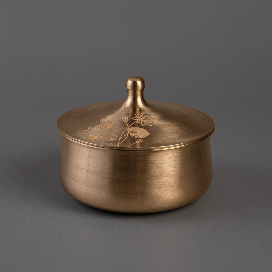 Kansa Medium Service Bowl- Kumud (Ayurvedic Bowl)