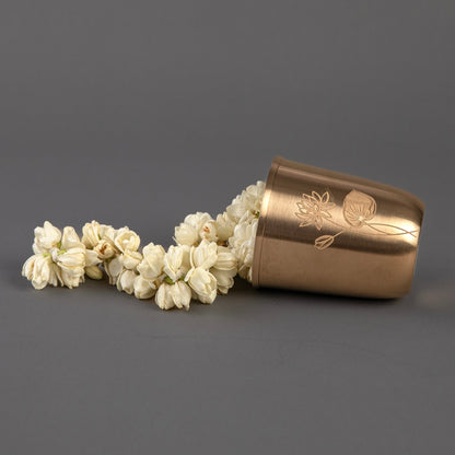 Kansa Kumud Glass (Ayurvedic Drinking Vessel)