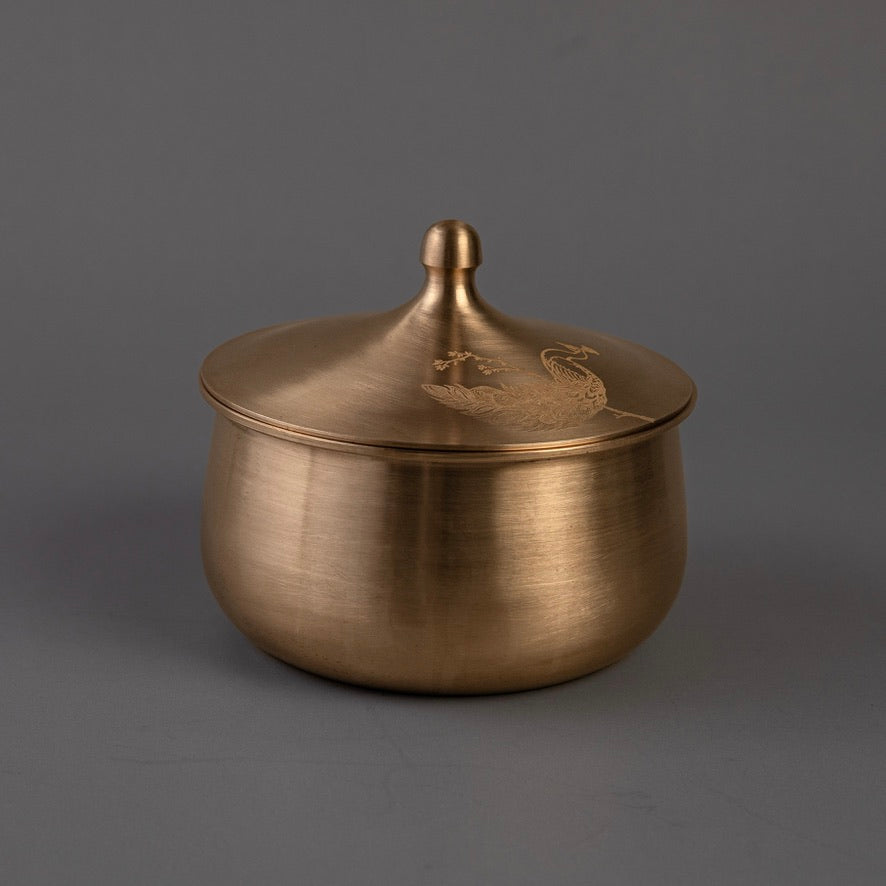 Kansa Large Serving Bowl- Mayura (Ayurvedic Bowl)