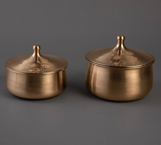 Kansa Serviceware Set- Kumud (Ayurvedic Serviceware Collection)