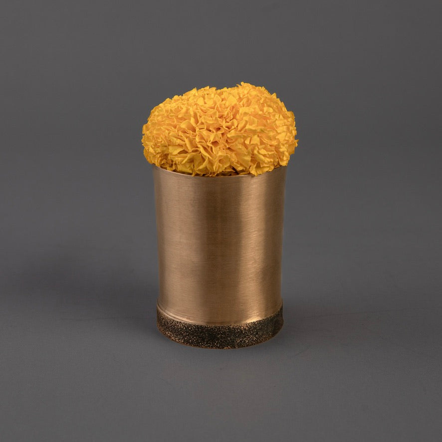 Kansa Plain Glass (Minimalist Ayurvedic Vessel)