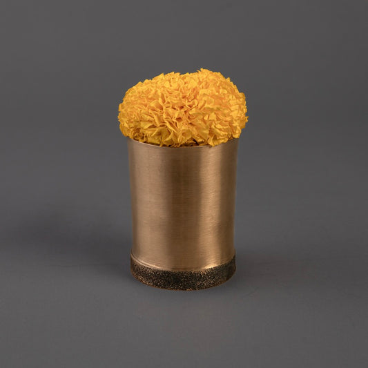 Kansa Plain Glass (Minimalist Ayurvedic Vessel)