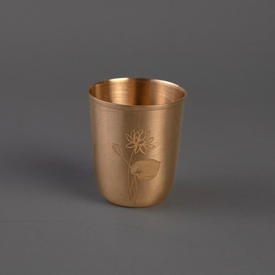 Kansa Kumud Glass (Ayurvedic Drinking Vessel)