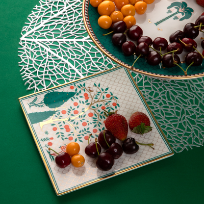 Myrtle- Square Tapas Plates (Set of 2)